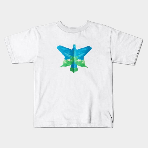 Butterfly Art - 06 - Unique Handicraft Design Kids T-Shirt by Anavarna Project